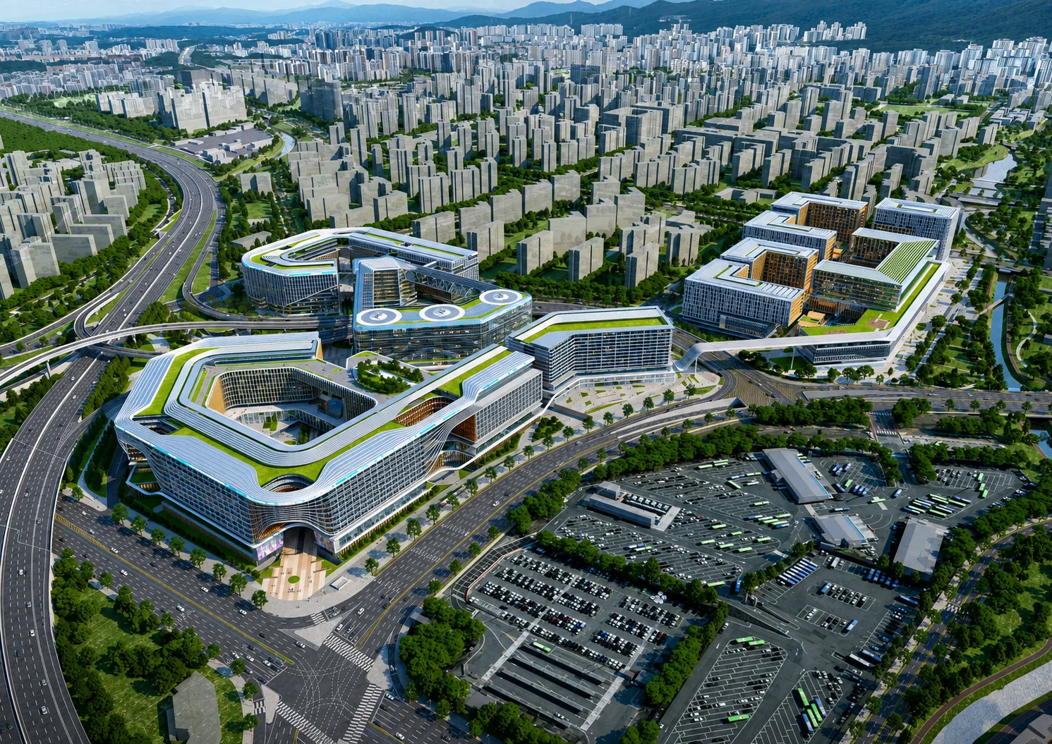 Waryei New Town Bokjeong Station Area Complex Development